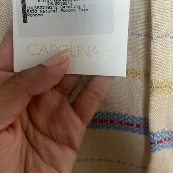 NWT Carolina K Tasmin Poncho display picture 1